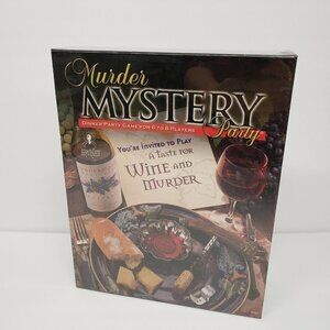Murder Mystery Party A Taste for Wine and Murder Adult Dinner Party Game